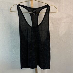 Victoria's Secret -Black heathered racer back Tank Top- Large